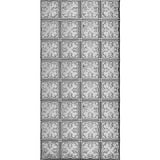 Armstrong Ceilings 48-in x 24-in Metallaire Vine Chrome Metal/Tin Surface-Mount Panel Ceiling Tiles - Super Arbor