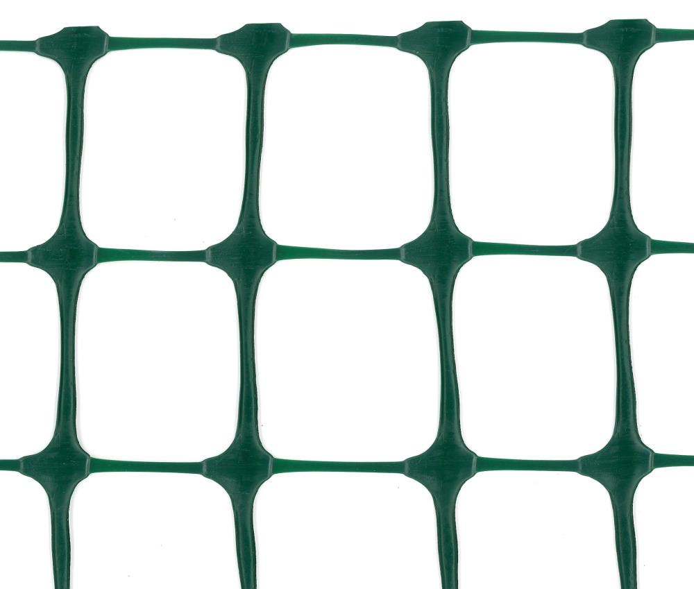 Tenax Green HDPE Extruded Mesh Rolled Fencing - 50' x 4', Safe and Durable Garden Solution