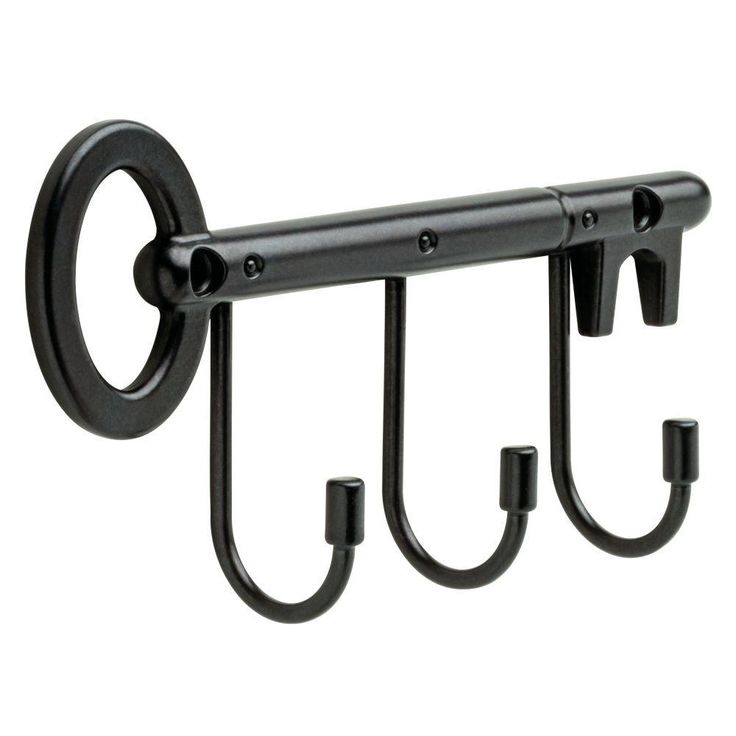 7 in. Heirloom Silver Vintage Key Rack