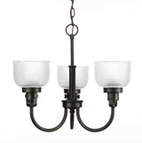 Progress Lighting Archie 3-Light Bronze Transitional Chandelier