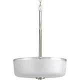 Progress Lighting Alexa 3-Light Brushed Nickel Transitional Chandelier