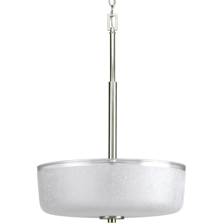 Progress Lighting Alexa 3-Light Brushed Nickel Transitional Chandelier