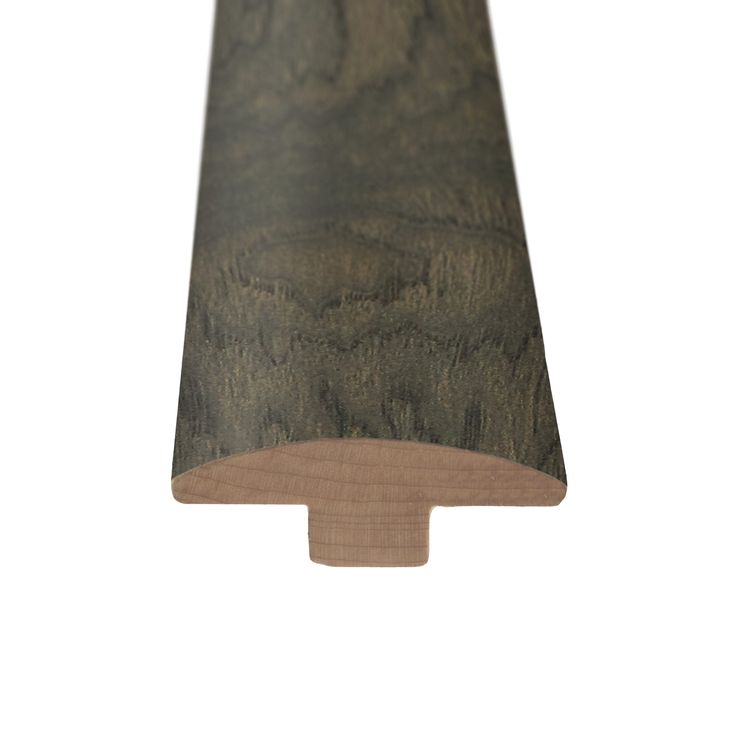 Shaw Farmhouse Charcoal 0.375-in T x 2-in W x 78-in L Solid Wood Floor T-moulding