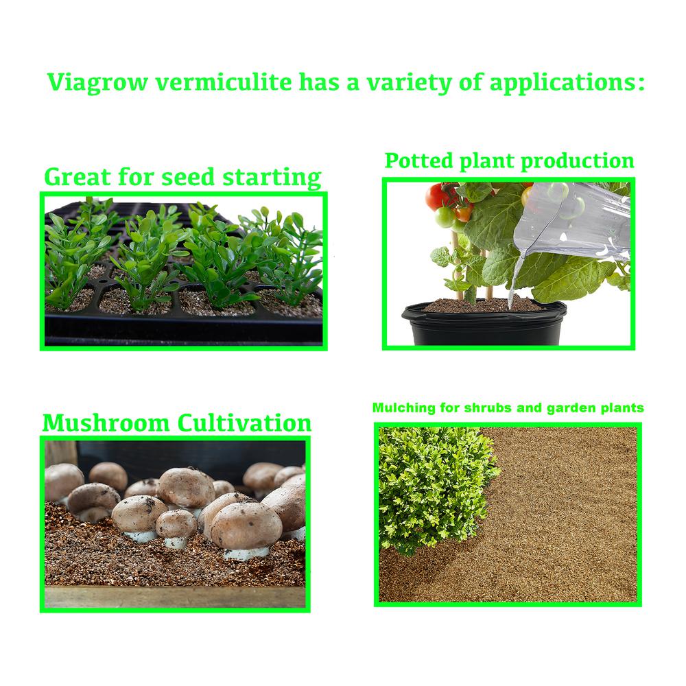 Viagrow 4 cu. ft./29.9 Gal./113 l Horticultural Vermiculite (36-Pack)