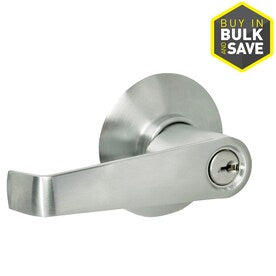 Schlage F80 Elan Elan Satin Chrome Universal Keyed Entry Door Handle - Super Arbor