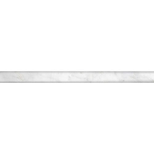 Emser WINTER FROST Winter Frost Natural Stone Marble Pencil Liner Tile (1-in x 12-in)