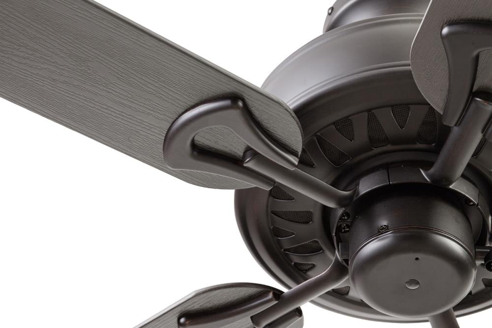 Harbor Breeze Calera 52-in Antique/Aged Bronze Indoor/Outdoor Ceiling Fan, 5-Blade, Pull Chain