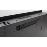Slimline 50 in. Wall Mount and Recessed Electric Fireplace in Black - Super Arbor