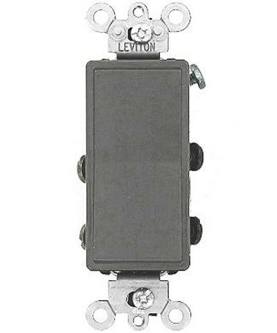 Leviton 15 Amp Decora Residential Grade 4-Way Rocker Switch, Gray