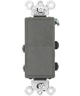 Leviton 15 Amp Decora Residential Grade 4-Way Rocker Switch, Gray