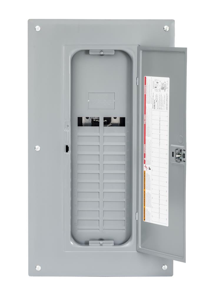 Square D Homeline 125-Amp 24-space load center - front view