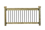 Deckorators 4-in x 4-in Newport High Top Wood Pine Deck Post Cap