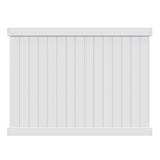 Freedom Bolton 6-ft H x 8-ft W White Privacy Vinyl Fence Panel (Unassembled)