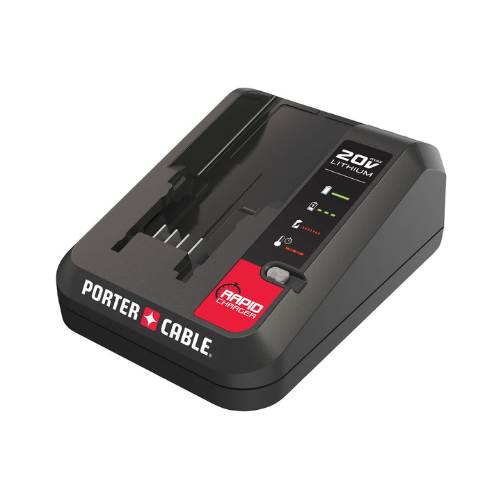 PORTER-CABLE 20V MAX Lithium-Ion Battery Charger, 2A Rapid, Model PCC692L