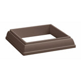 TimberTech 4-in x 4-in Kona Composite Deck Post Base Trim