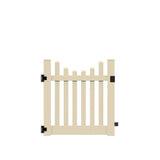 Freedom Lennox 4-ft H x 4-ft W Sand Vinyl Fence Gate Kit (Unassembled)