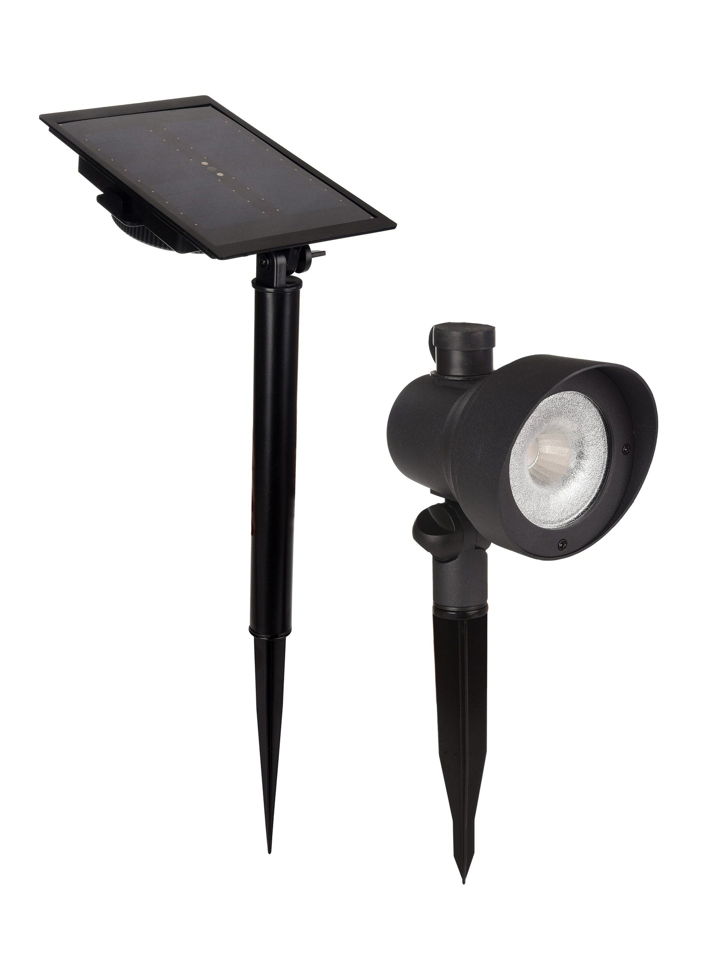 Portfolio 90-Lumen Black Solar LED Landscape Flood Light