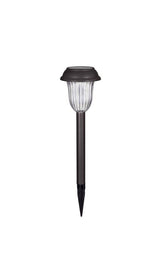 Portfolio 4x Brighter 4.8-Lumen Stainless Steel Solar Integrated LED Path Light, 3500K Warm White