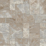 Congoleum ArmorCore UR Terrace Paver 12-ft W Cut-to-Length Pale Smoke Stone Look Low-Gloss Finish Sheet Vinyl