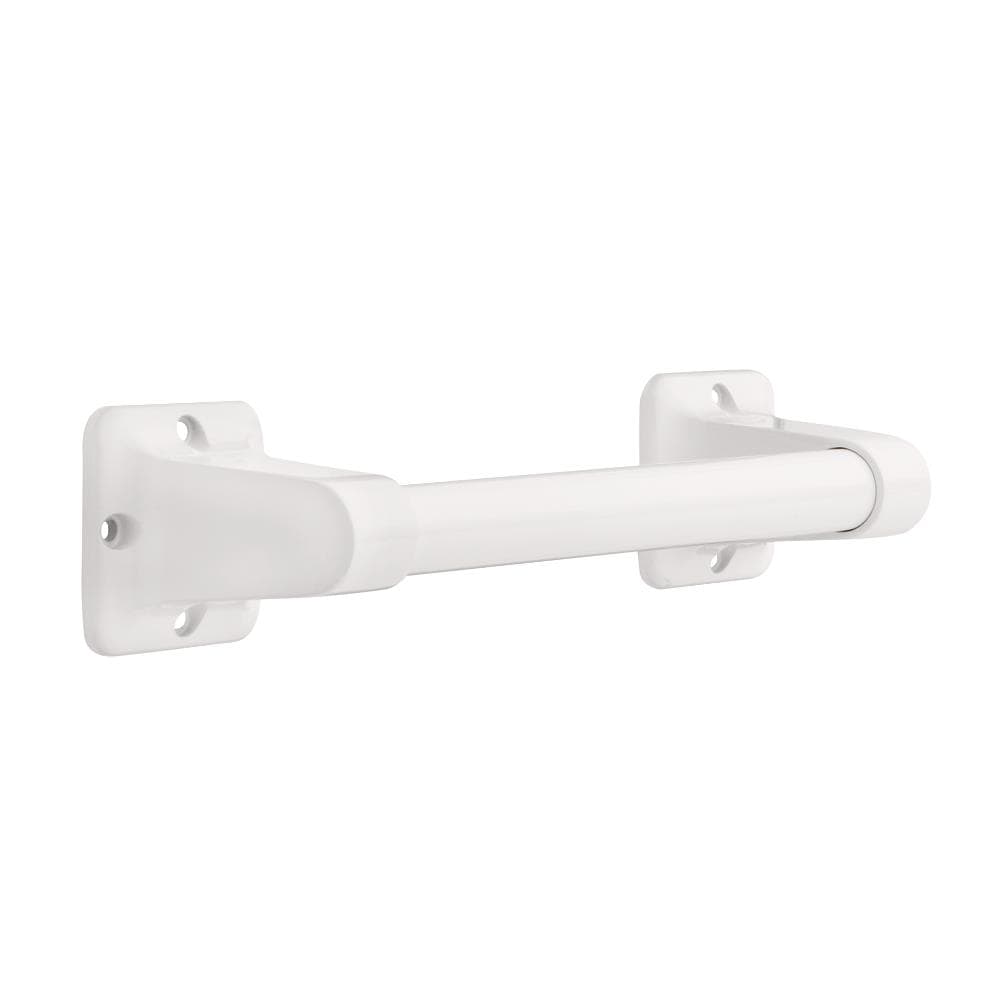 DELTA 9-in White Wall Mount ADA Compliant Grab Bar, 300-lb Capacity