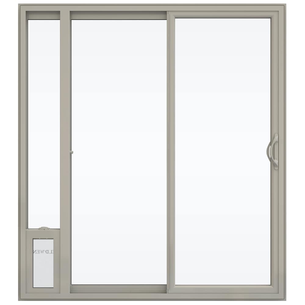 JELD-WEN 72-in x 80-in Vinyl Sliding, Left-hand sliding – product-only view