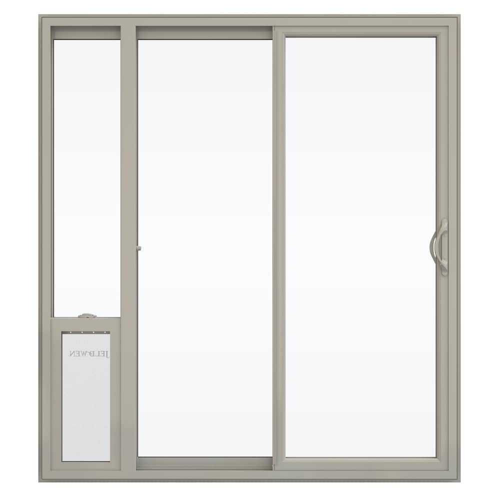 JELD-WEN 72-in x 80-in Vinyl Sliding, Left-hand sliding – product-only view