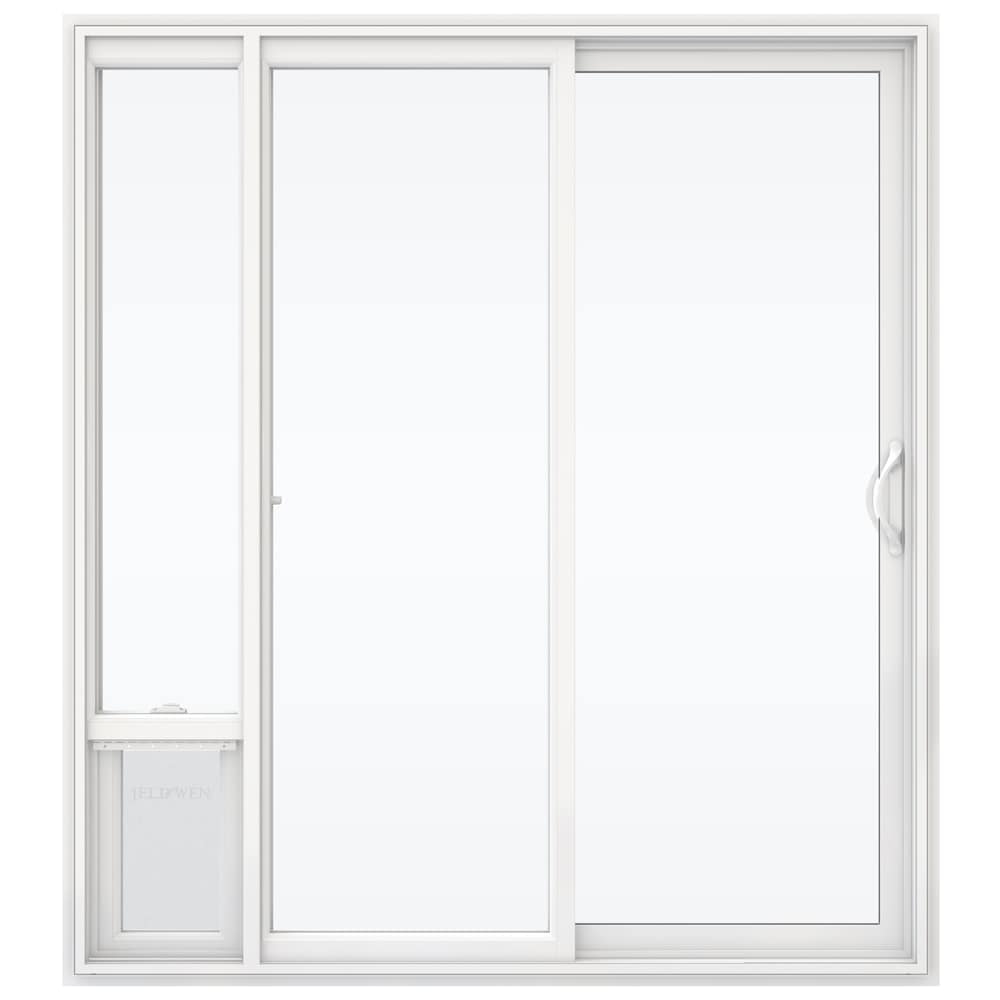 JELD-WEN 72-in x 80-in Vinyl Sliding, Right-hand sliding – primary product view