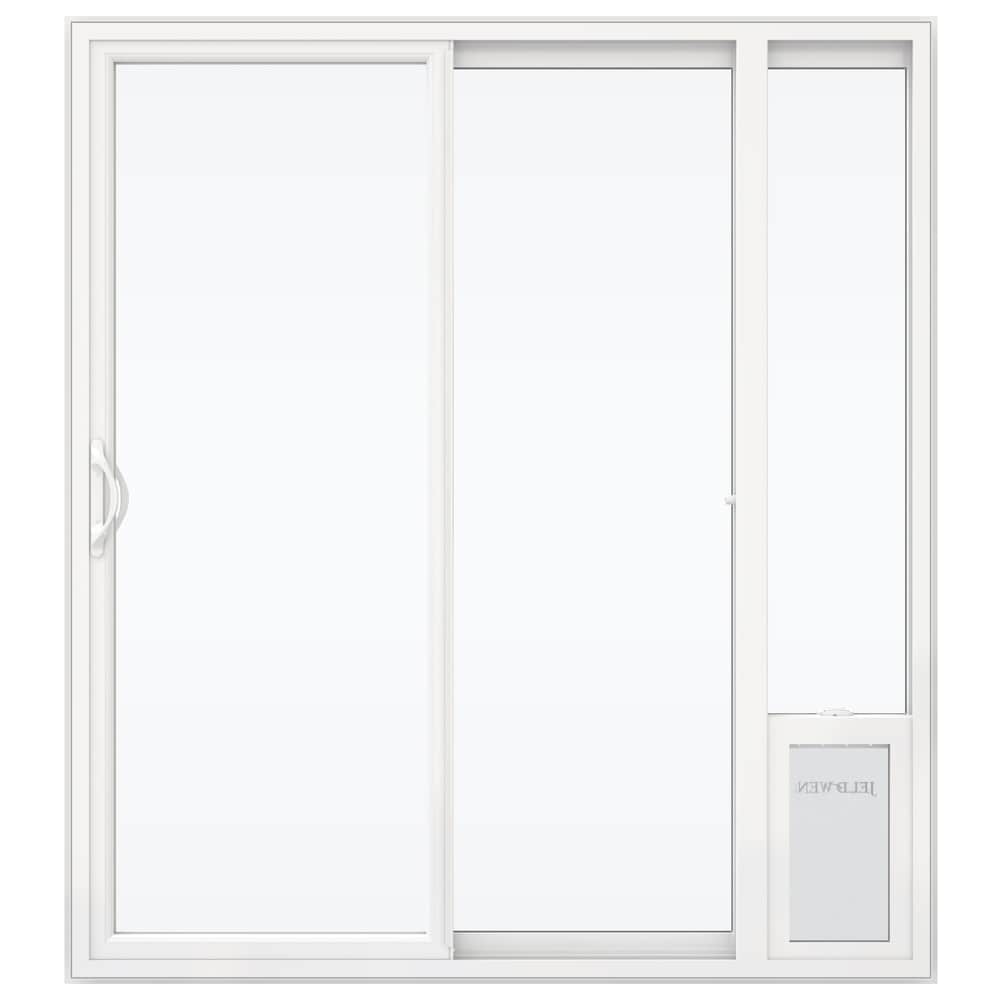 JELD-WEN 72-in x 80-in Vinyl Sliding, Right-hand sliding – product-only view