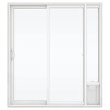 JELD-WEN 72-in x 80-in Vinyl Sliding, Left-hand sliding – primary product view
