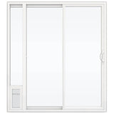 JELD-WEN 72-in x 80-in Vinyl Sliding, Left-hand sliding – product-only view