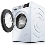 Bosch 800 Series 2.2-cu ft High-Efficiency Stackable Front-Load Washer, White with Chrome Trim, ENERGY STAR