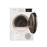 Bosch 500 Series 4-cu ft Stackable Ventless Electric Dryer (White) ENERGY STAR