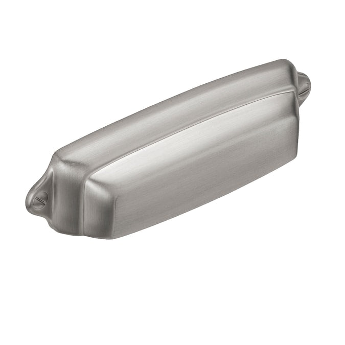 Sumner Street Home Hardware Grayson 2-1/2-in Center to Center Satin Nickel Rectangular Cup Drawer Pull