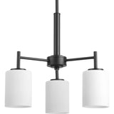 Progress Lighting Replay 3-Light Black Modern/Contemporary Chandelier