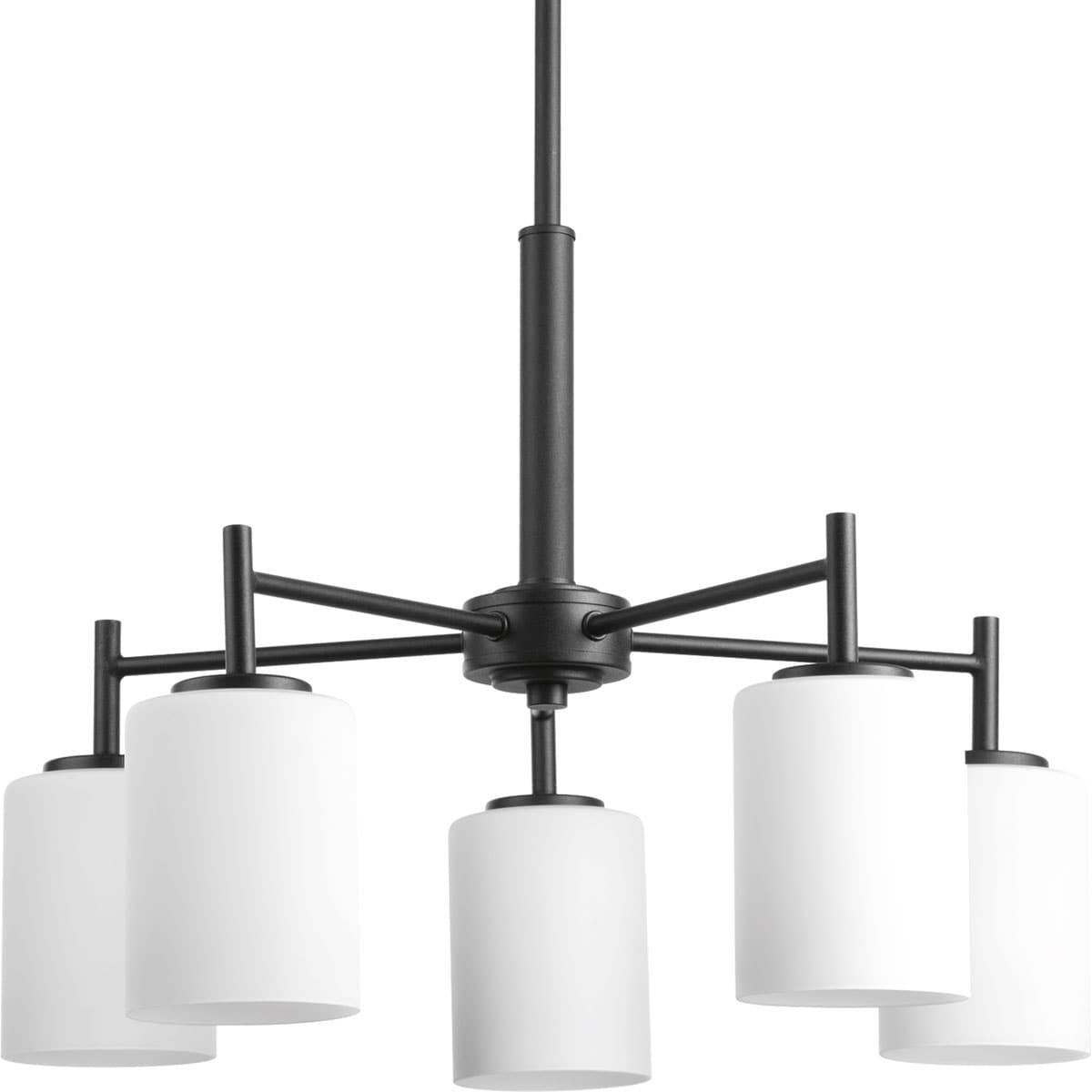 Progress Lighting Replay 5-Light Black Modern/Contemporary Chandelier