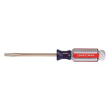 CRAFTSMAN Acetate Handle 3/16-in Slottedhead Screwdriver