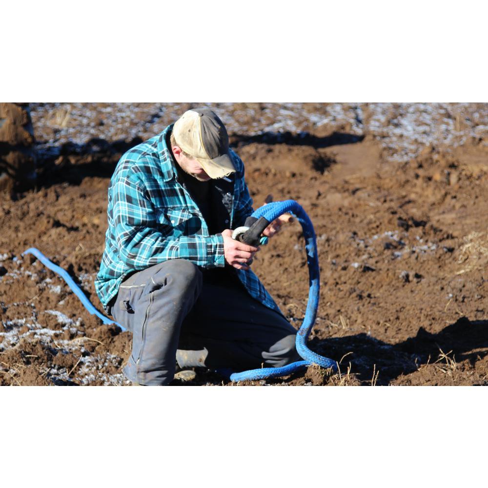 DITCH PIG 7/8 in. x 30 ft. 24700 lbs. Breaking Strength Kinetic Energy Vehicle Recovery Rope - Super Arbor