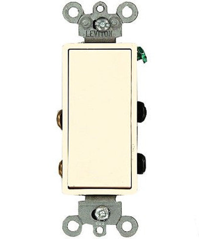 Leviton 15 Amp Decora Residential Grade 4-Way Rocker Switch, Gray