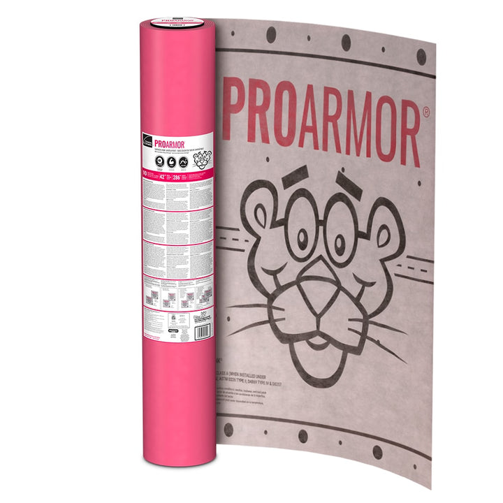 Owens Corning ProArmor Synthetic Roof Underlayment, 42-in x 286-ft, 1,000-sq ft Roll