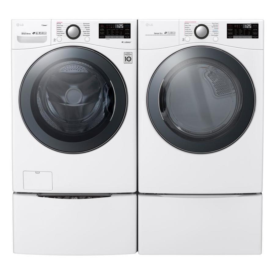 LG TurboSteam Smart Wi-Fi Enabled 7.4-cu ft Stackable Steam Cycle Electric Dryer (Black Steel) ENERGY STAR - Super Arbor