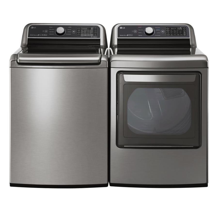 LG EasyLoad Smart Wi-Fi Enabled 7.3-cu ft Gas Dryer (White) ENERGY STAR - Super Arbor