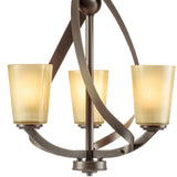Kichler Layla 3-Light Antique Bronze Modern/Contemporary Chandelier