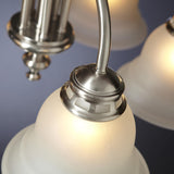 Project Source Fallsbrook 5-Light Brushed Nickel Traditional Chandelier, 22.44-in W x 16.54-in H