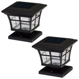 Portfolio 12X Brighter 14.4-Lumen Black Solar Integrated LED Path Light, 2-Pack