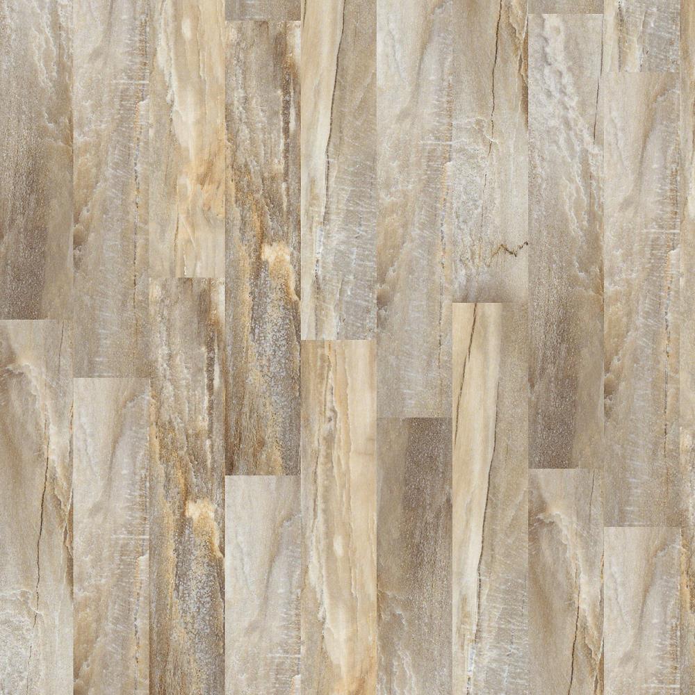 Shaw Effortless Elegance Creme Brulee Wide x Thick Water Resistant Luxury Vinyl Plank Flooring (18-sq ft)