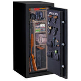 24-Gun Fire Resistant Electronic Lock Safe, Matte Black - Super Arbor
