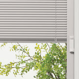 Masonite 30-in x 80-in Steel Half Lite Right-Hand Inswing Primed Prehung Front Door with Brickmould, Insulating Core, Blinds Between Glass
