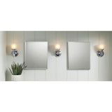 15.5 in. W x 19.5 in. H x 5 in. D Aluminum Recessed Medicine Cabinet