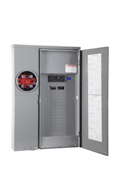 Square D Homeline Ring Type Overhead/Underground 200-Amp 30-space load center - front view