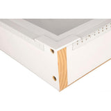 Silverton 14 in. x 28 in. x 4 in. Recessed Medicine Cabinet in White - Super Arbor
